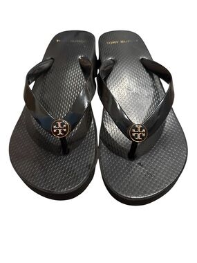 Tory Burch Black platform sandals black